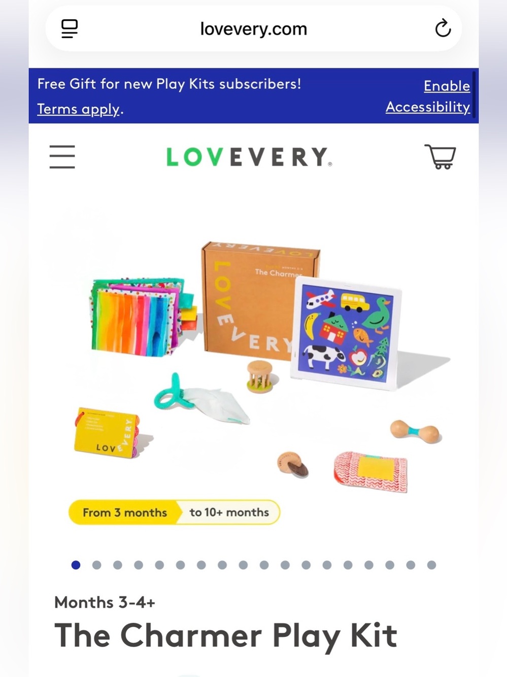 Lovevery The Charmer Play Kit